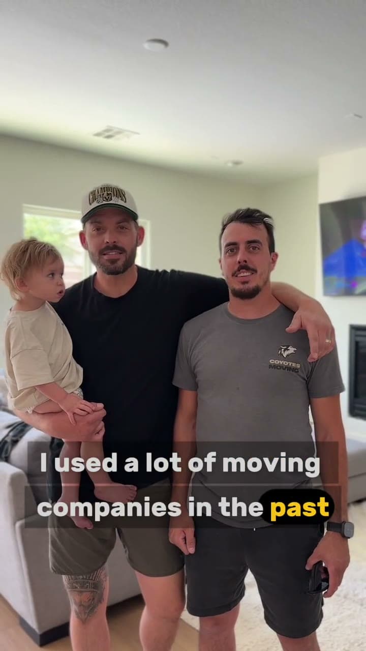 Coyotes Moving customer video testimonial