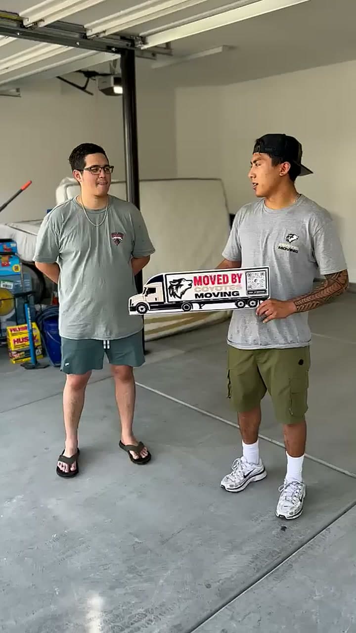 Coyotes Moving customer video testimonial
