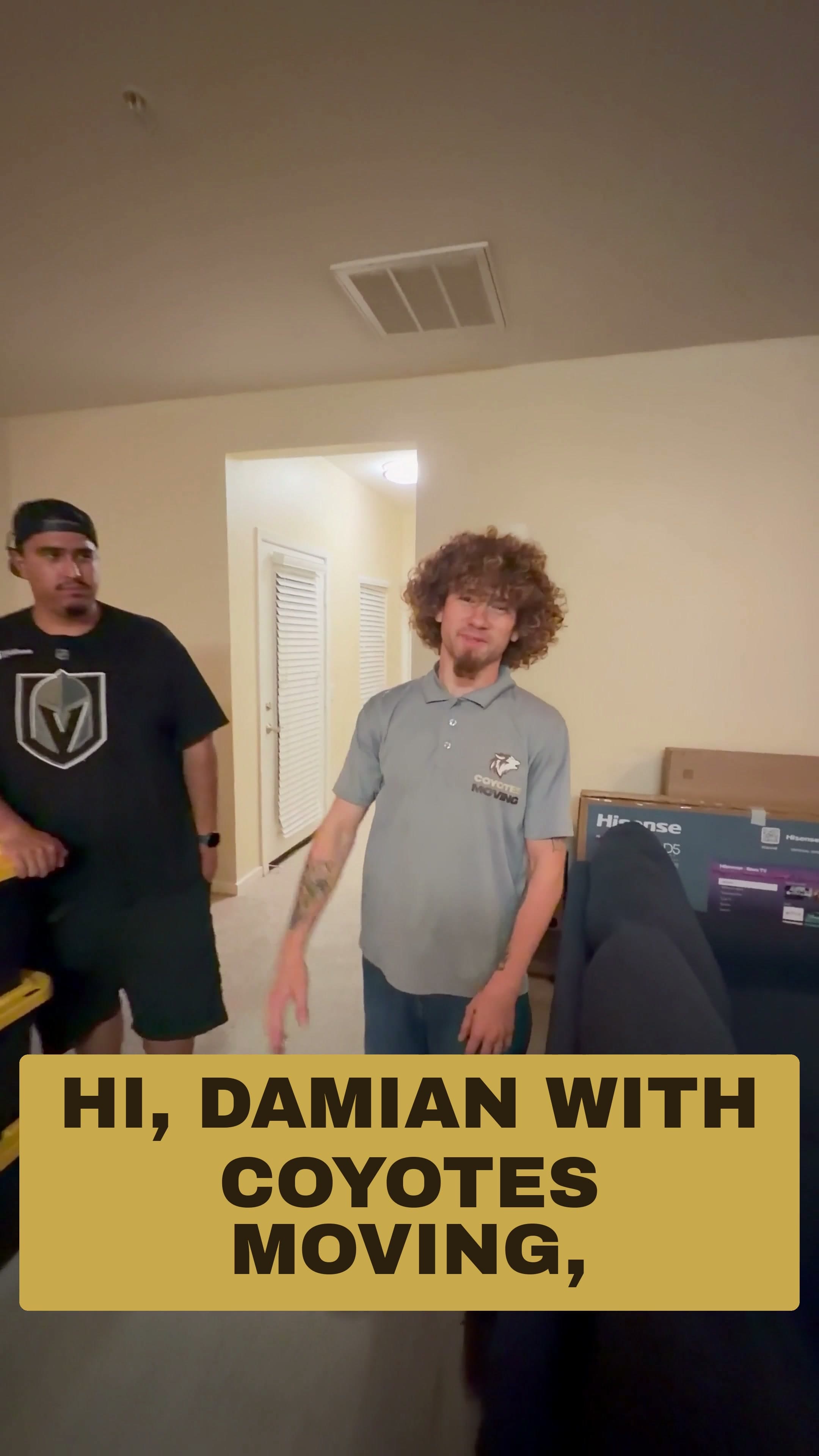 Coyotes Moving customer video testimonial