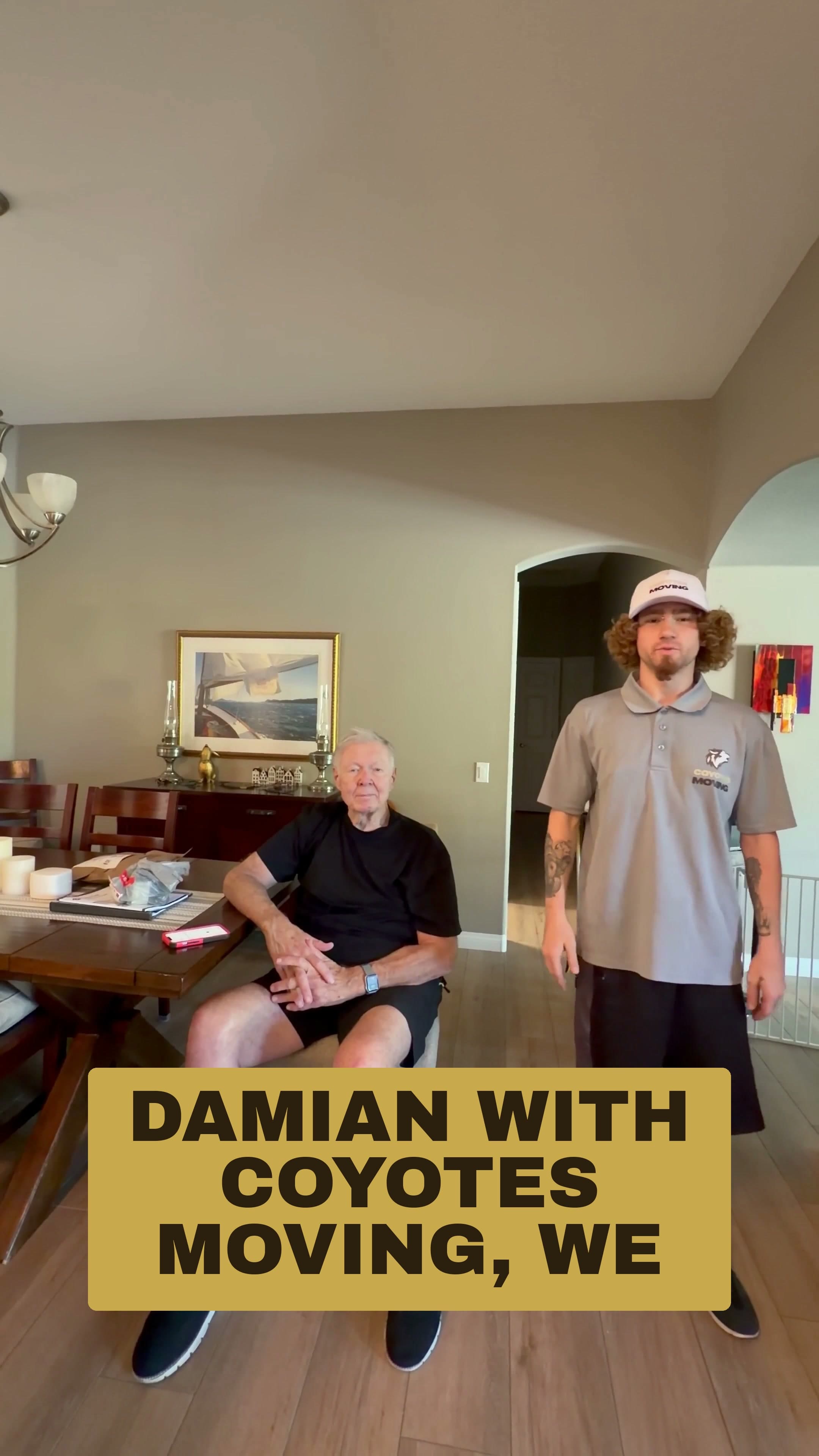 Coyotes Moving customer video testimonial
